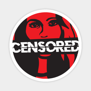 Free Speech Censored Woman Magnet